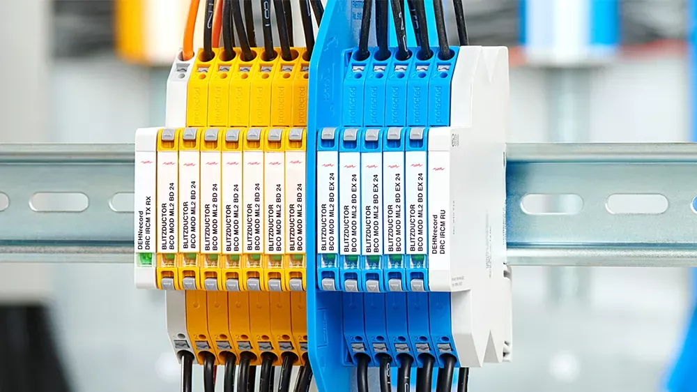 surge protection device in switch gear cabinet