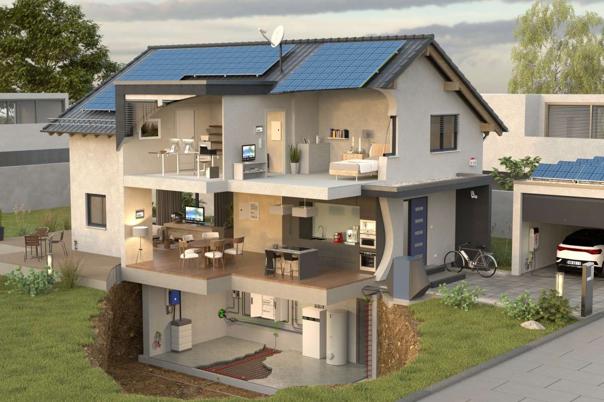 Einfamilienhaus mit PV, Wärmepumpe und Wallbox